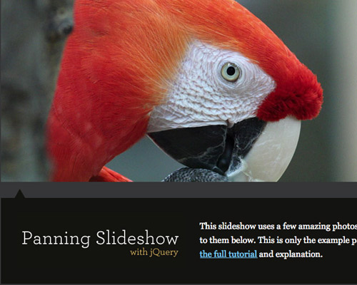 Animate Panning Slideshow with jQuery