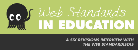 Web Standardistas on Web Standards in Education leading image.