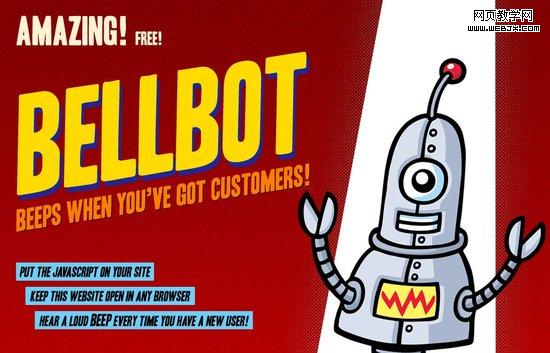 Bellbot：用铃声提示你的网站有新用户到访